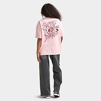 Supply & Demand Heart Clip T-Shirt / Pink
