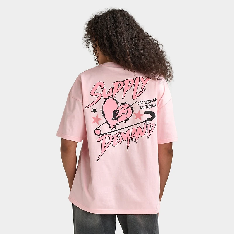 Supply & Demand T-shirt Cœur / Rose