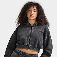 Supply & Demand Star Boxy Full-Zip Hoodie / Washed Charcoal