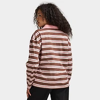 Supply & Demand GLOBE RUGBY T-Shirt / Bridal Rose
