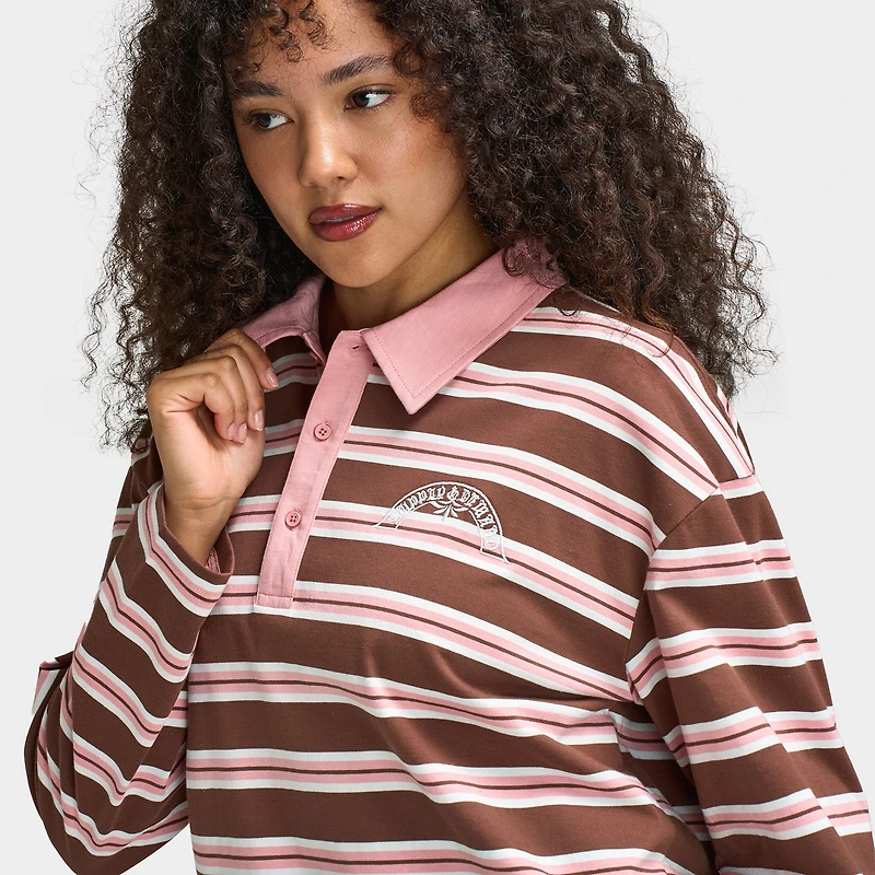 Supply & Demand T-shirt GLOBE RUGBY / Rose Nuptiale