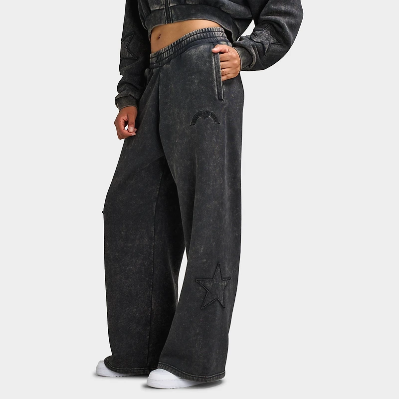 Supply & Demand Star Wide Leg Pant / Washed Charcoal