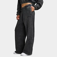 Supply & Demand Star Wide Leg Pant / Washed Charcoal
