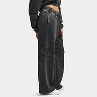 Supply & Demand Star Pantalon à jambe large / Charbon Délavé