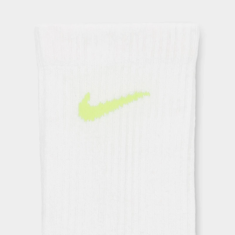 Nike Everyday Plus Cushioned Crew Socks White/ Multi(3-Pairs)