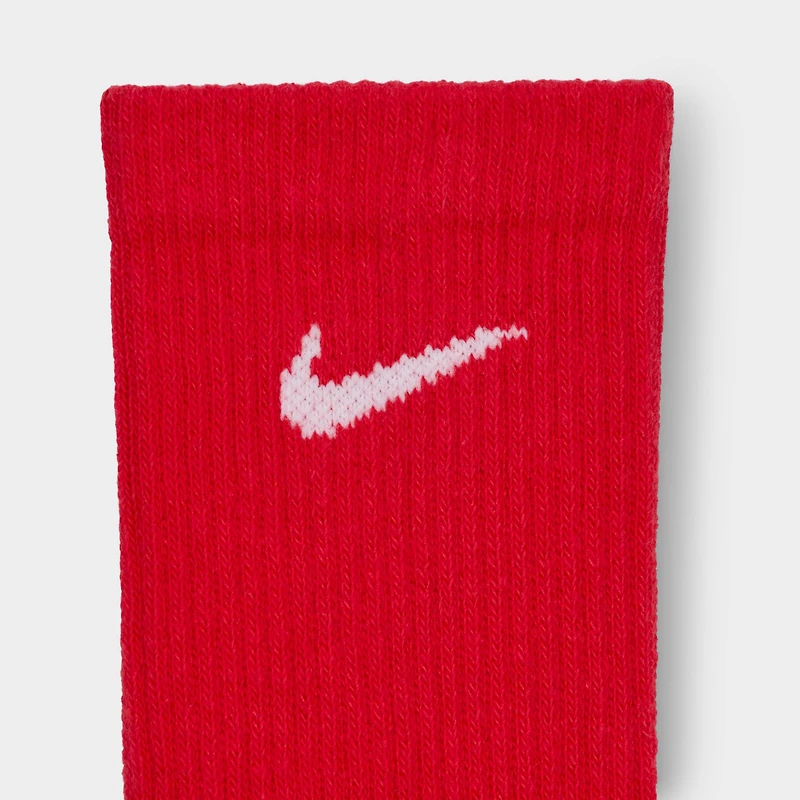 Nike Everyday Plus Cushioned Crew Chaussettes (lot de 3) Rouge/Blanc - Bleu marine