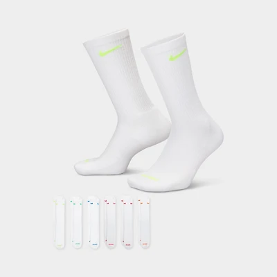 Nike Everyday Plus Cushioned Training Crew Socks (6 Pack) / Multi Colour