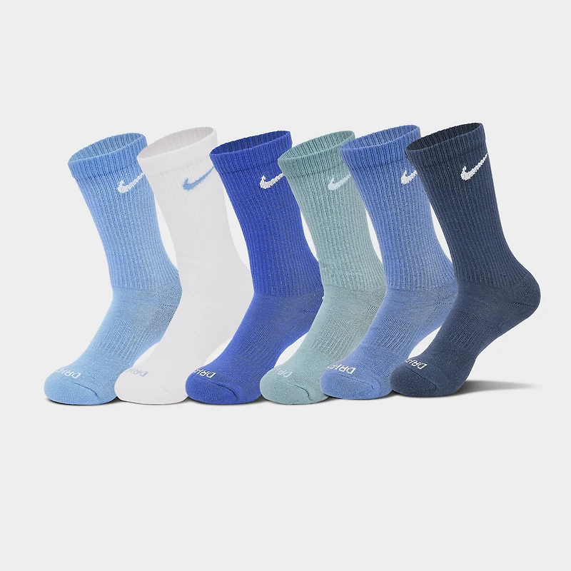 Nike Everyday Plus Cushioned Training Crew Socks (6 Pack) / Multi-color