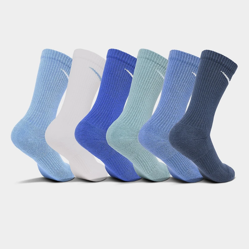 Nike Everyday Plus Cushioned Training Crew Socks (6 Pack) / Multi-color
