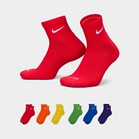 Nike Everyday Plus Cushioned Training Ankle Socks-6 Pack / Multi-color