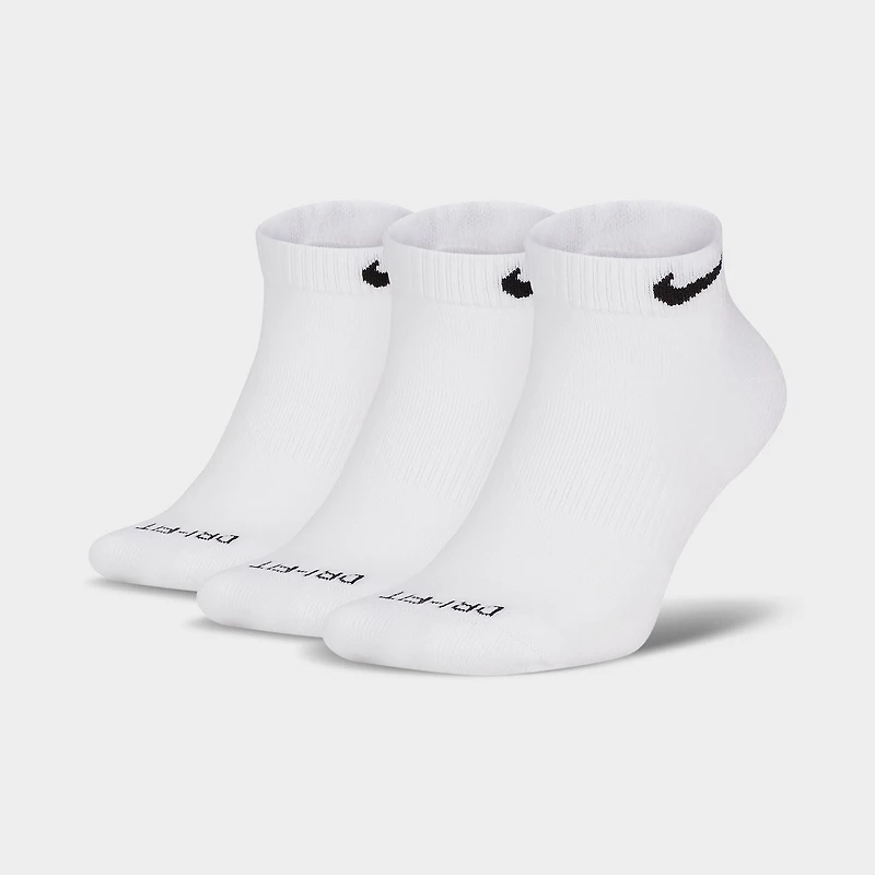 Nike Everyday Plus Cushioned Training Low Socks/ White(3-Pairs)