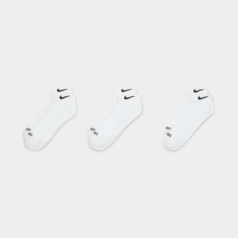 Nike Everyday Plus Cushioned Training Low Socks/ White(3-Pairs)
