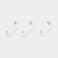 Nike Everyday Plus Cushioned Training Low Socks/ White(3-Pairs)