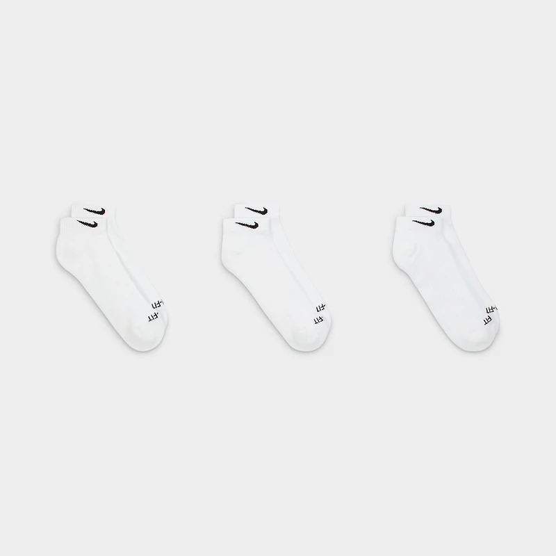 Nike Everyday Plus Cushioned Training Low Socks/ White(3-Pairs)