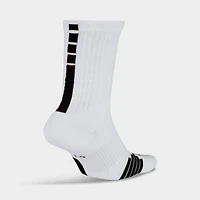 Nike Elite Crew Basketball Socks White / Black