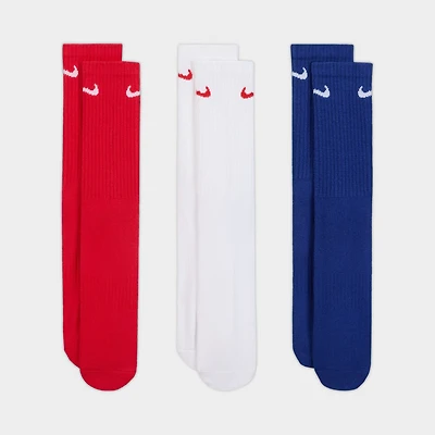 Nike Everyday Chaussettes Coussinées Crew (3 paires) / Multicolores