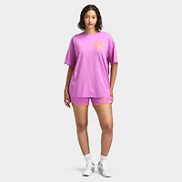 Mayfair Women's Stay You Oversized Boyfriend Tee / Pink