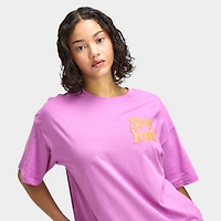 Mayfair Women's Stay You Oversized Boyfriend Tee / Pink