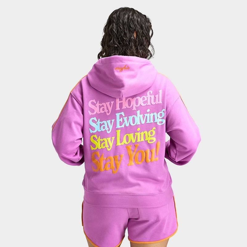 Mayfair Women's Stay You Full Zip Hoodie / Pink