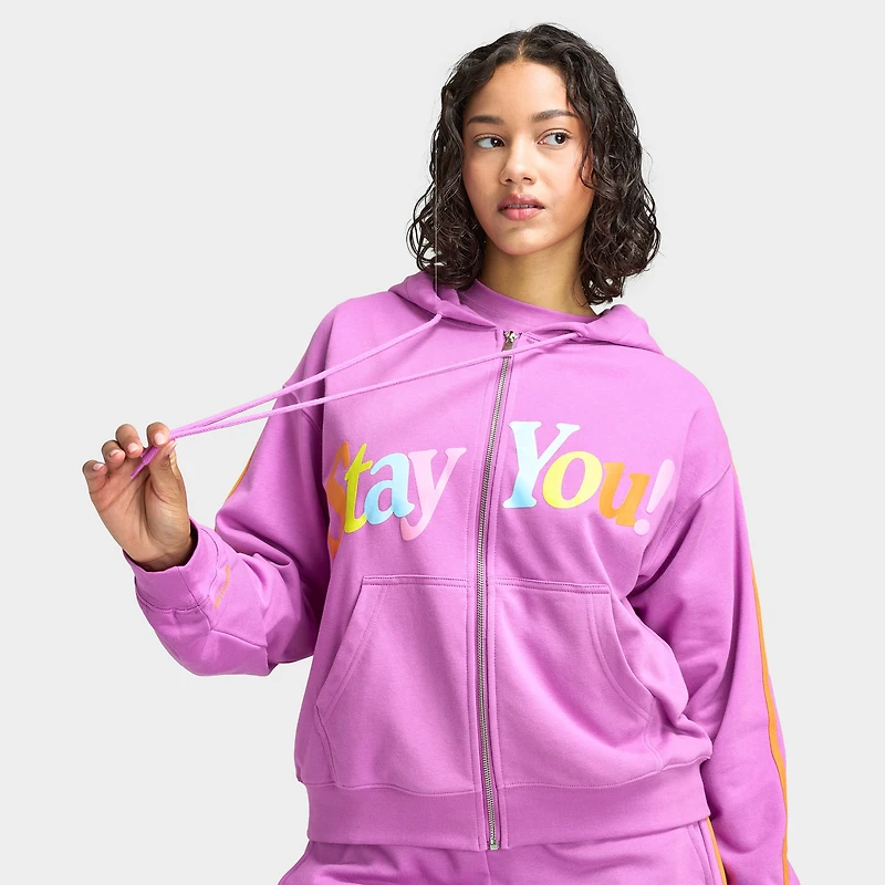 Mayfair Women's Stay You Full Zip Hoodie / Pink
