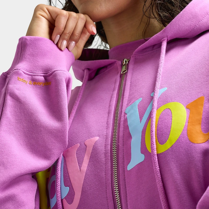 Mayfair Women's Stay You Full Zip Hoodie / Pink