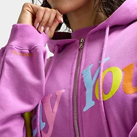 Mayfair Women's Stay You Full Zip Hoodie / Pink