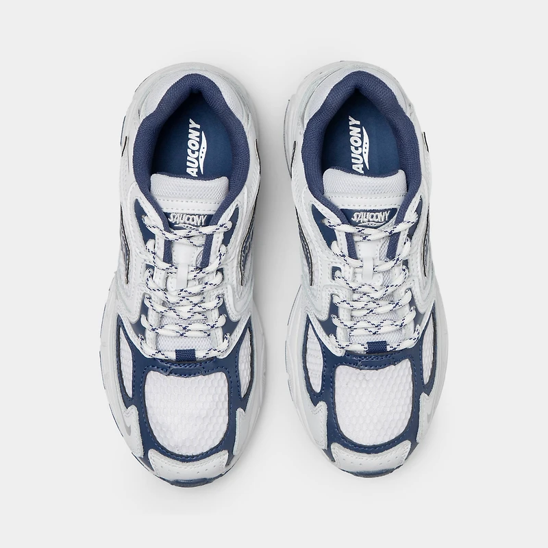 Saucony Jazz 9 Juniors Blanc / Bleu Marine