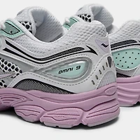Saucony Juniors' Omni 9 White / Lilac