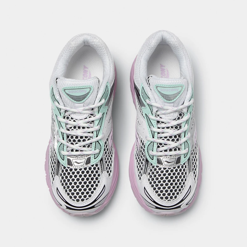 Saucony Juniors' Omni 9 White / Lilac