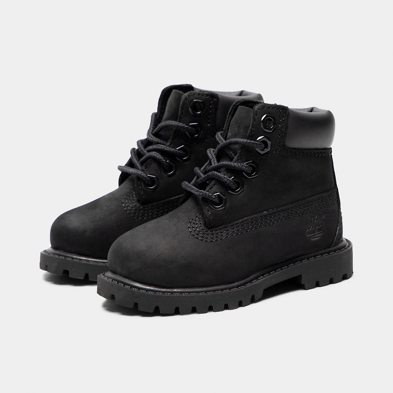 Timberland Toddlers' 6-Inch Premium Lace Up Waterproof Boot / Black
