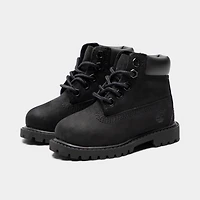 Timberland Toddlers' 6-Inch Premium Lace Up Waterproof Boot / Black