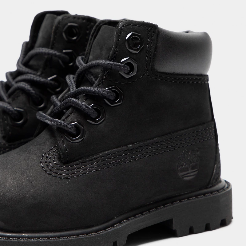 Timberland Toddlers' 6-Inch Premium Lace Up Waterproof Boot / Black