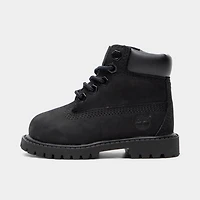 Timberland Toddlers' 6-Inch Premium Lace Up Waterproof Boot / Black