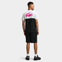 Lacoste Croc CB Tape T White / Black - Pink