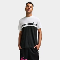 Lacoste Croc CB Tape T White / Black - Pink