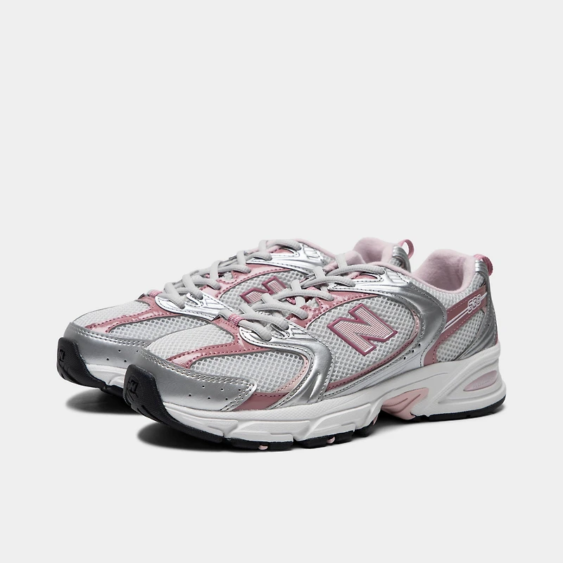 New Balance 530 Argent Métallique / Bois de Rose