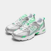 New Balance 530 Silver Metallic / Green Apple