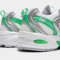 New Balance 530 Silver Metallic / Green Apple