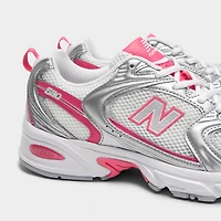 New Balance 530 Silver Metallic / Dragon Berry