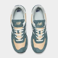 New Balance 574 Spruce / Peach Blossom