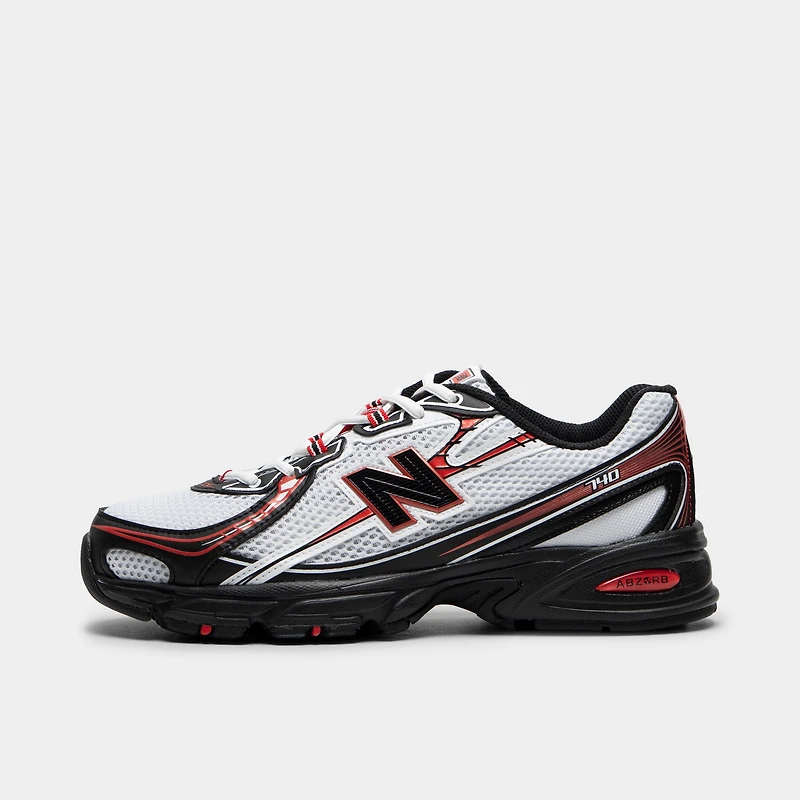 New Balance 740 Blanc / Noir - Rouge