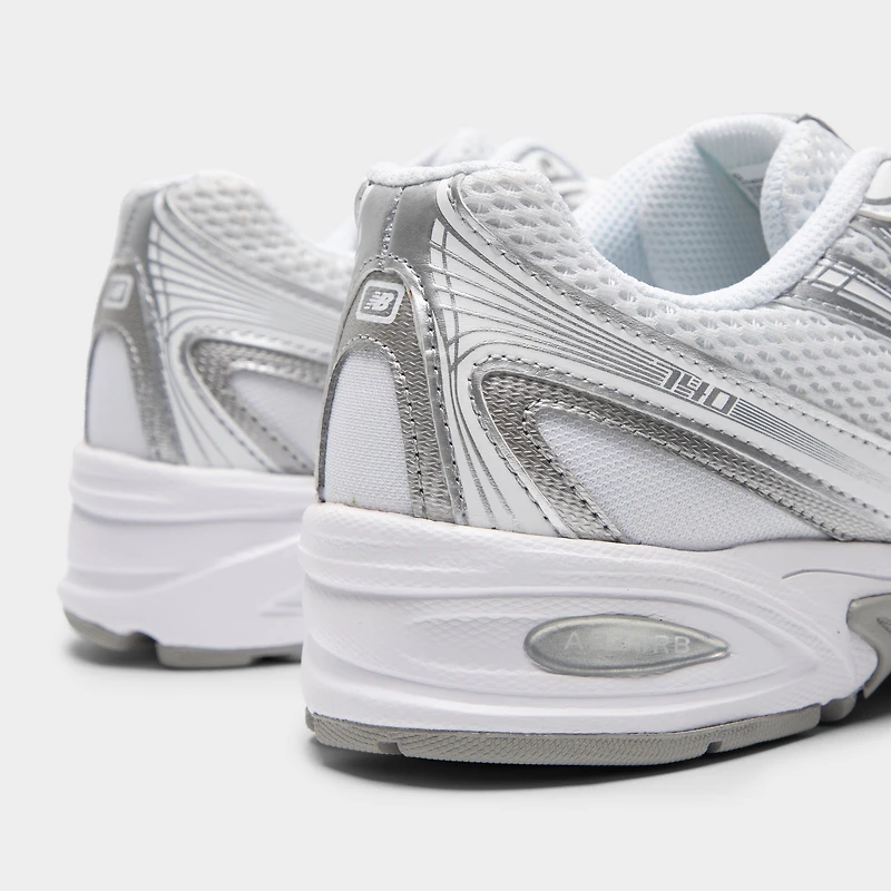 New Balance U740 / White Silver Metallic