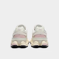 New Balance 9060 Blanc / Rose - Argent Métallisé