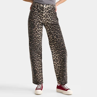 Unlike Humans Women's Jeans / Leopard Wash