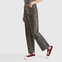 Unlike Humans Women's Jeans / Leopard Wash