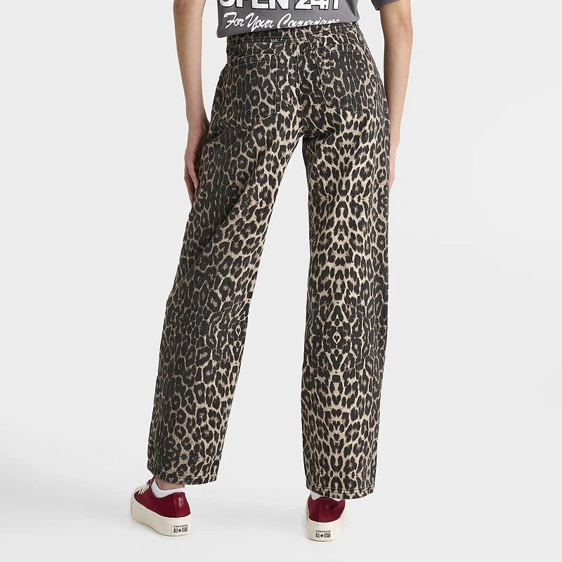 Unlike Humans Women's Jeans / Leopard Wash