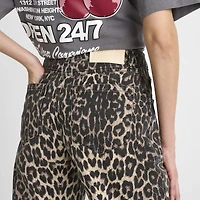 Unlike Humans Women's Jeans / Leopard Wash