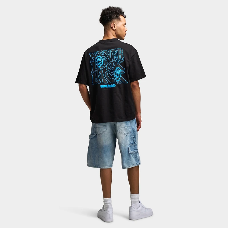 Unlike Humans Hindsight Graphic T-Shirt / Navy