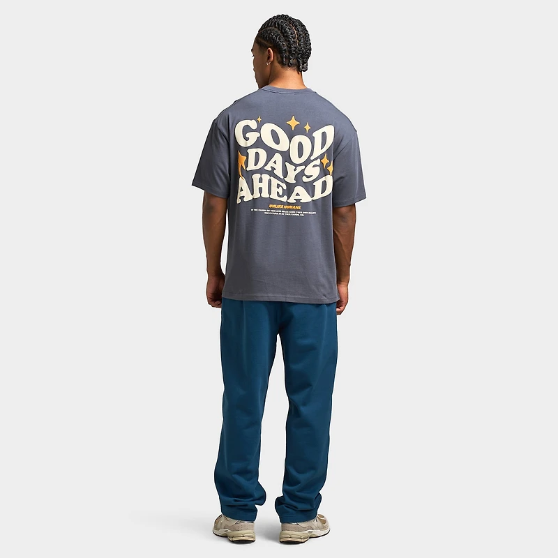 Unlike Humans Good Days Tee / Iron Gate