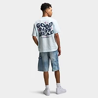Unlike Humans Good Days Graphic T-Shirt / Delicate Blue